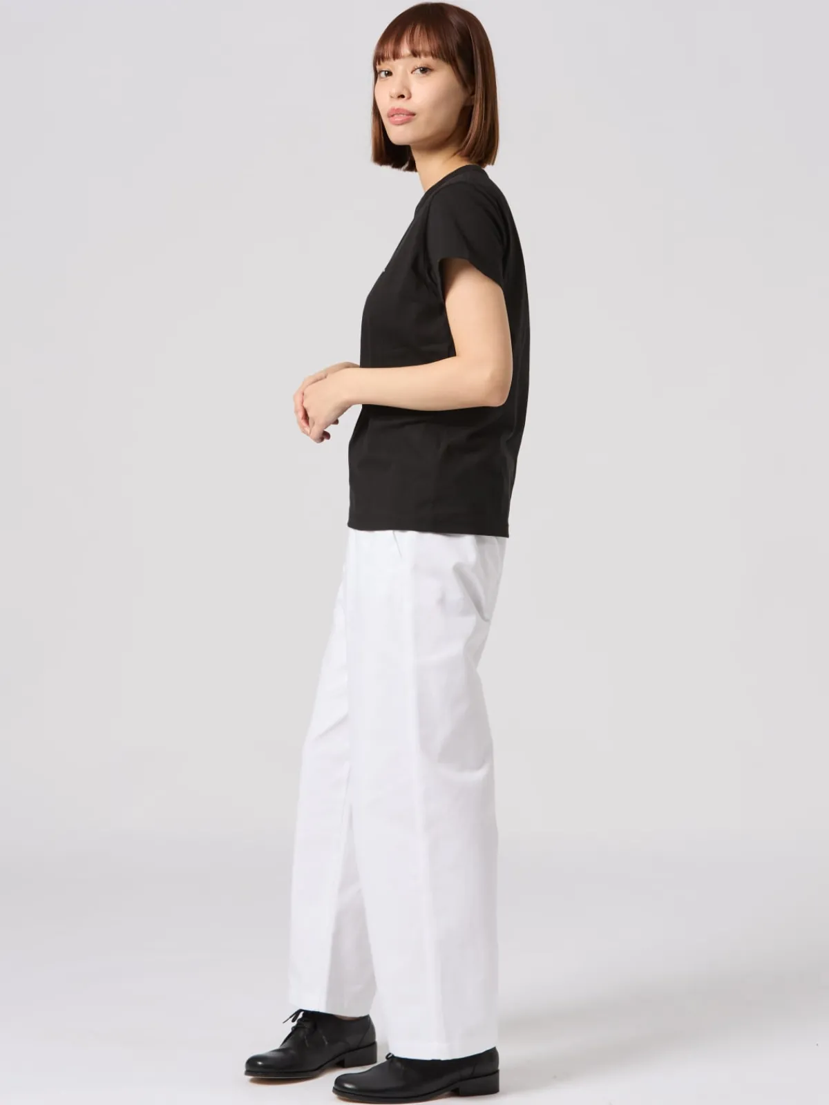 Black Cotton Brando "" Logo T-shirt<agnès b. Online